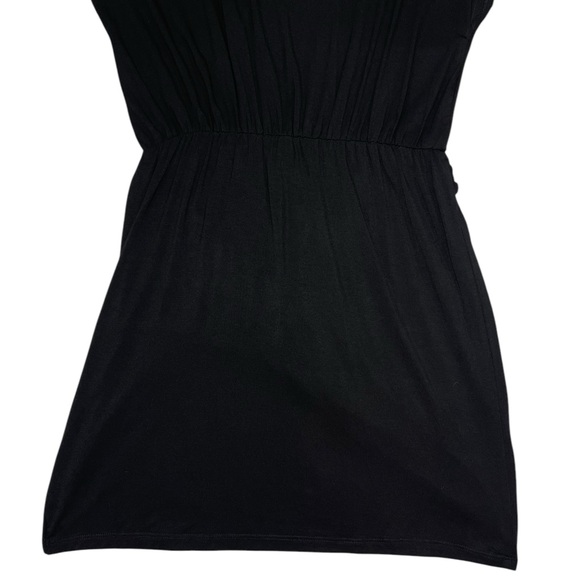 Lovers & Friends Tarin Mini Black Dress Tie Waist Short Sleeve Size Medium NEW - Picture 10 of 15